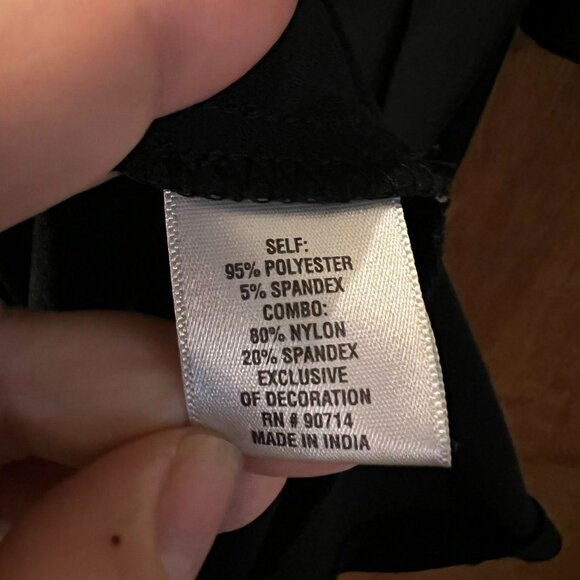 Size XL - Prelude - Black Cold-Shoulder Midi Dress - Picture 4 of 6